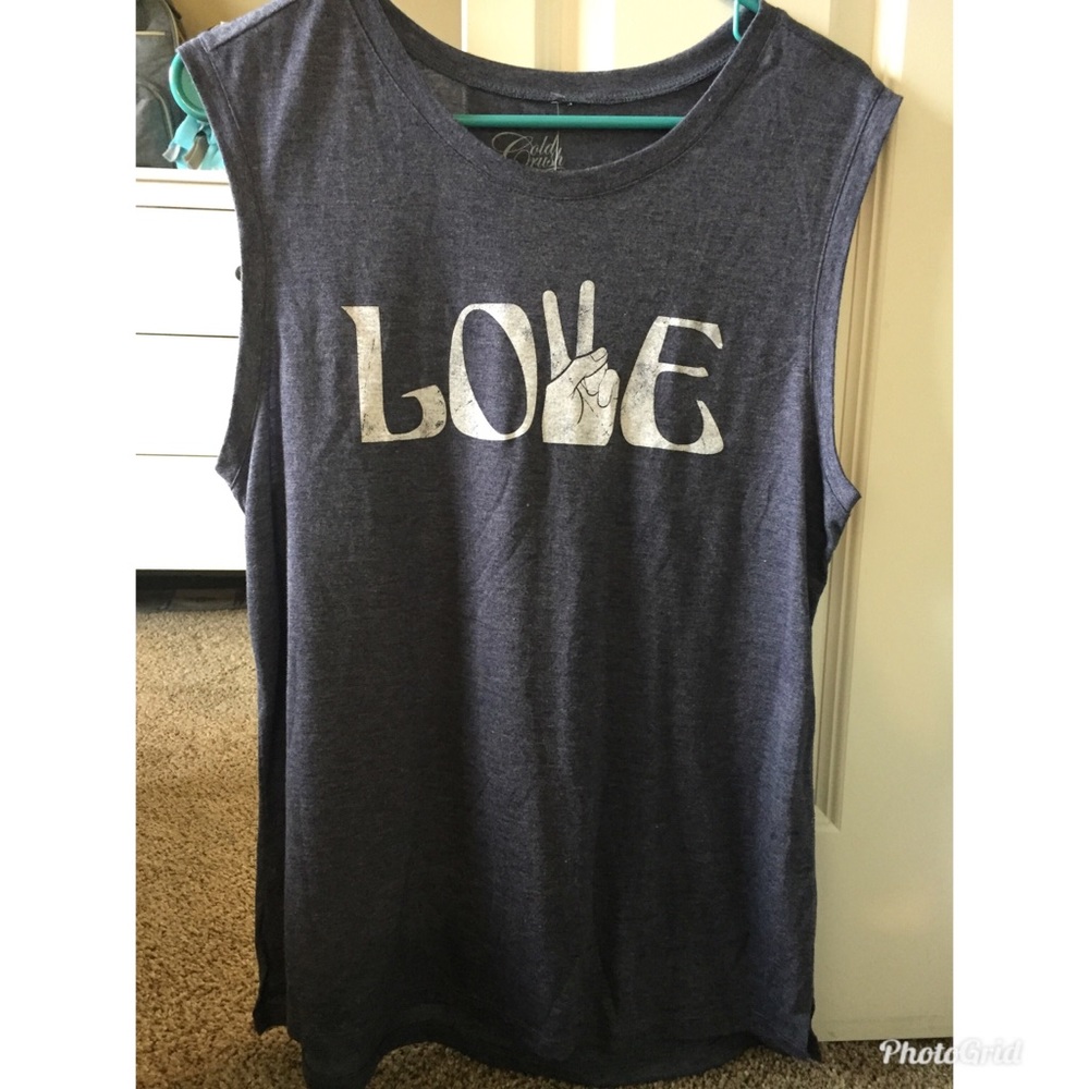 Cold rush love workout tank